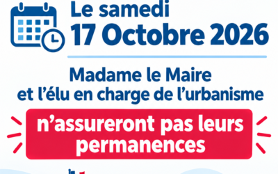ANNULATION PERMANENCES ÉLUS